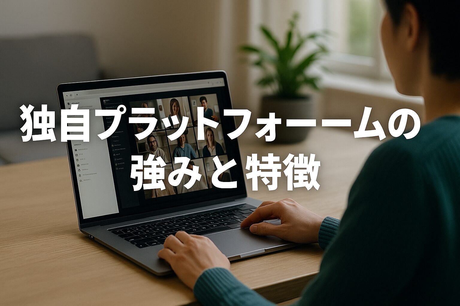 独自プラットフォームの強みと特徴