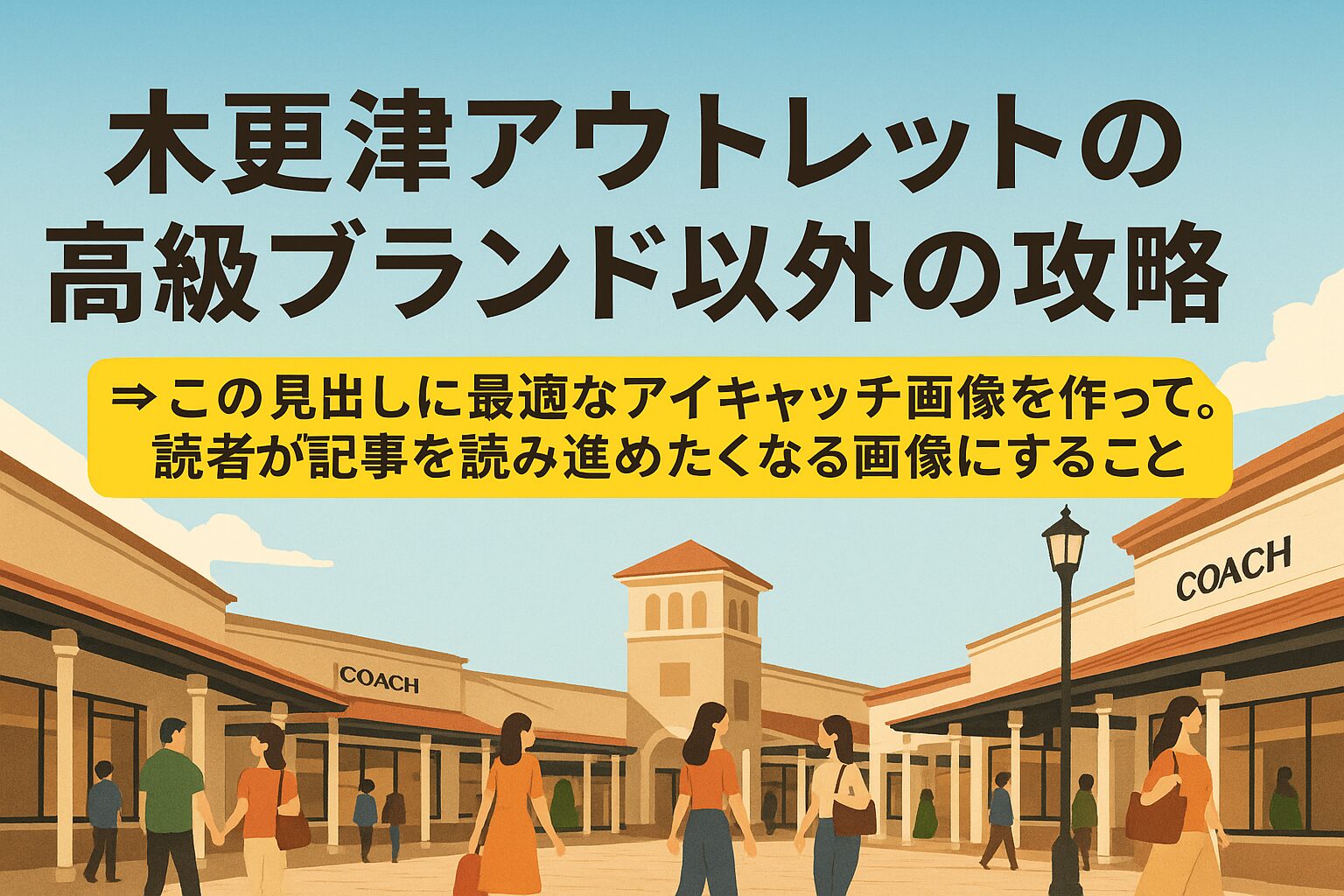 木更津アウトレットの高級ブランド一覧以外の攻略情報
